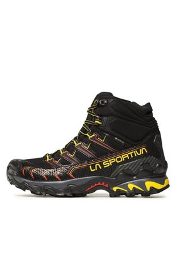 LA SPORTIVA - La Sportiva Trekkingi Ultra Raptor II Mid Gtx GORE-TEX 34B999100 Czarny. Kolor: czarny. Materiał: materiał. Technologia: Gore-Tex. Sport: turystyka piesza