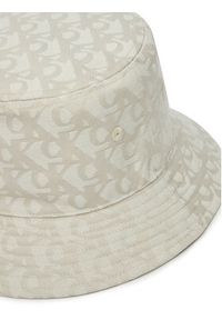 Calvin Klein Kapelusz Logo Jacquard Bucket Hat LV04K5059G Beżowy. Kolor: beżowy. Materiał: materiał, poliester