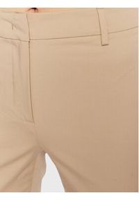 Weekend Max Mara Spodnie materiałowe Cecco 23513106 Beżowy Slim Fit. Kolor: beżowy. Materiał: materiał, bawełna