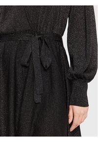 TwinSet - TWINSET Sukienka koktajlowa 222TT3011 Czarny Regular Fit. Kolor: czarny. Materiał: syntetyk, wiskoza. Styl: wizytowy #4