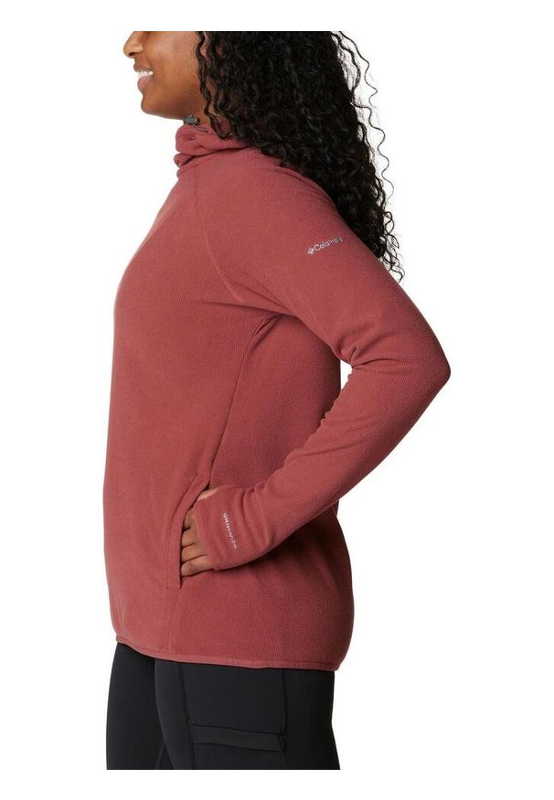 columbia - Bluza damska Columbia Back Beauty. Typ kołnierza: kaptur. Kolor: czerwony. Materiał: materiał. Długość: krótkie. Sport: turystyka piesza