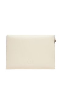 Pinko - PINKO Torebka Flat Purse Handle AI 25-26 PCPL104820 A0F1 Écru. Materiał: skórzane #4