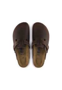 Birkenstock - Klapki damskie BIRKENSTOCK BOSTON SFB LEOI HABANA. Okazja: na co dzień, do pracy, na spacer. Kolor: brązowy. Styl: casual #5