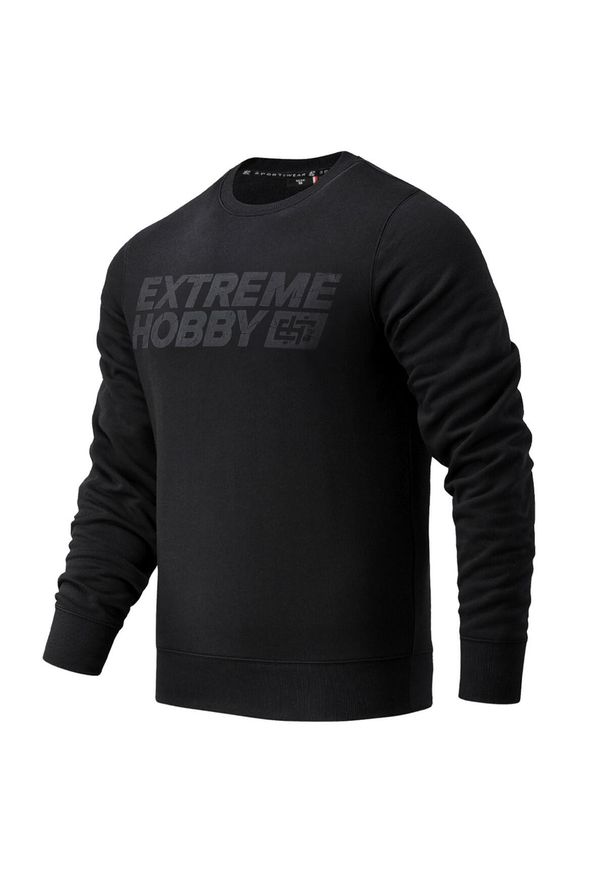 EXTREME HOBBY - Bluza męska Extreme Hobby BLOCK 2024. Kolor: czarny. Materiał: bawełna