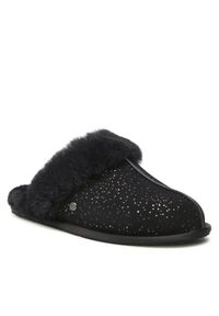 Ugg Kapcie W Scuffette II Metellic Spots 1137530 Czarny. Kolor: czarny. Materiał: skóra