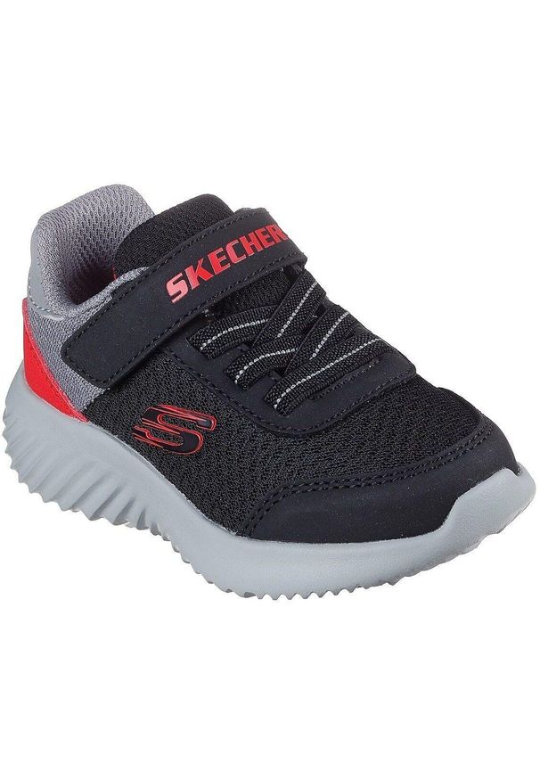 skechers - Adidasy Skechers Bounder - Trezic, Dzieci. Kolor: czarny. Materiał: materiał