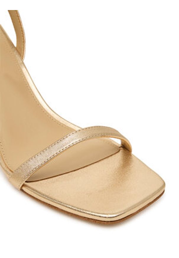 MICHAEL Michael Kors Sandały Liana Mid 40S6LNMS1M Złoty. Kolor: złoty. Materiał: skóra