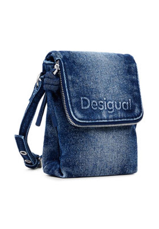 Desigual Torebka 25SAYD03 Niebieski. Kolor: niebieski