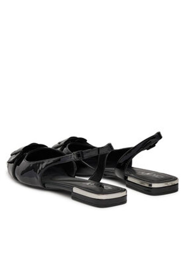 DKNY Sandały Clemma K1563744 Czarny. Kolor: czarny. Materiał: skóra