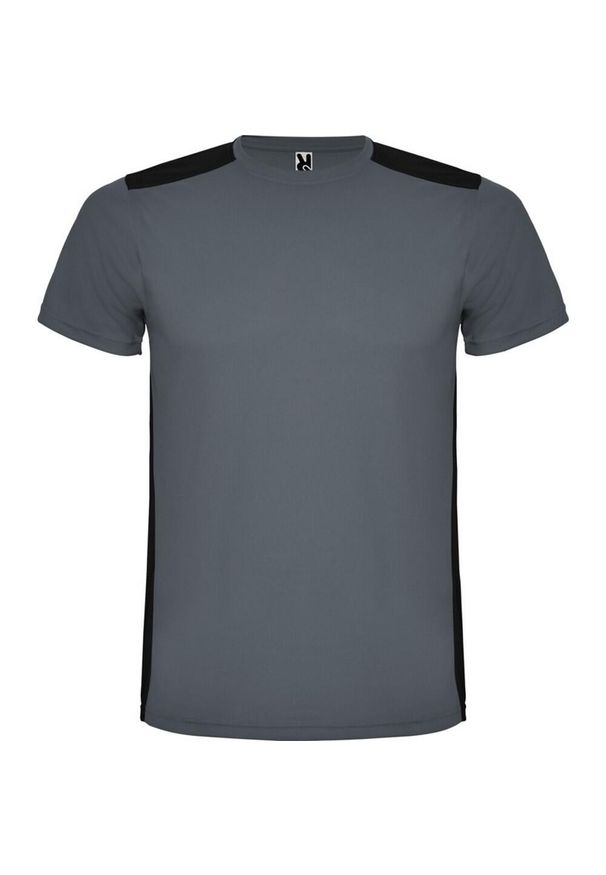 ROLY - Koszulka Sportowa Z Krótkim Rękawem Dla Dorosłych Unisex Detroit. Kolor: wielokolorowy, czarny, brązowy. Długość rękawa: krótki rękaw. Długość: krótkie