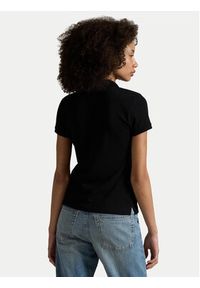 Polo Ralph Lauren Polo 211939272004 Czarny Slim Fit. Typ kołnierza: polo. Kolor: czarny. Materiał: bawełna #5