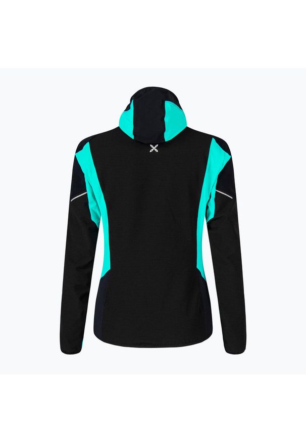 MONTURA - Kurtka przeciwwiatrowa damska Montura Premium Wind Hoody. Kolor: czarny. Sport: turystyka piesza
