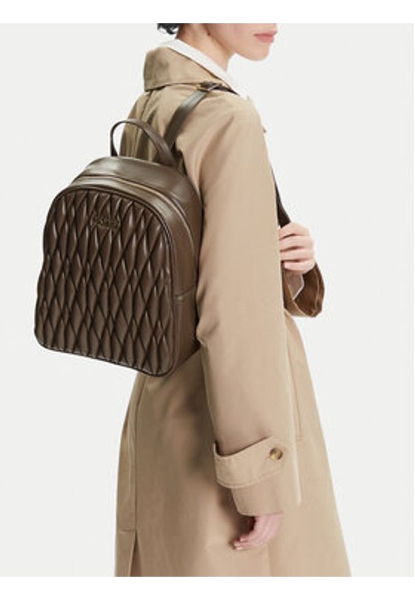 MEXX Plecak C-MEXX-L-011-08 Khaki. Kolor: brązowy. Materiał: syntetyk, materiał