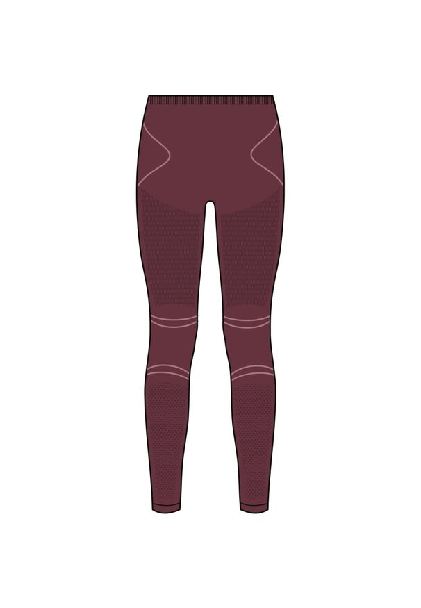 Spodnie termoaktywne damskie Viking Lana Pro z wełną Merino. Kolor: różowy. Materiał: wełna