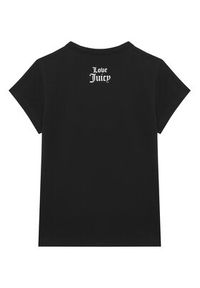 Juicy Couture T-Shirt JCNCT225458 Czarny Regular Fit. Kolor: czarny. Materiał: bawełna #5