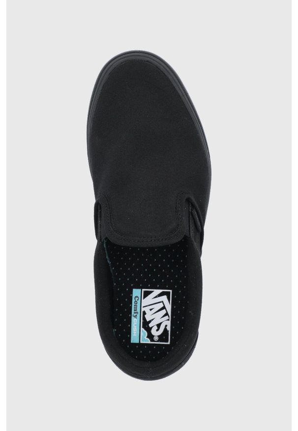 Vans tenisówki UA ComfyCush Slip-On kolor czarny. Nosek buta: okrągły. Zapięcie: bez zapięcia. Kolor: czarny. Materiał: guma