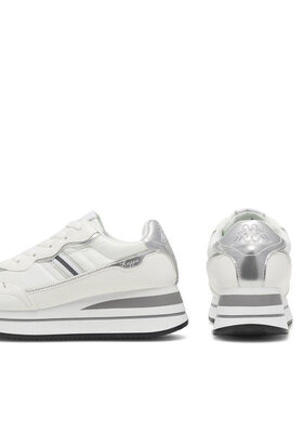 Kappa Sneakersy Logo Reely 351H2TW Biały. Kolor: biały. Materiał: materiał