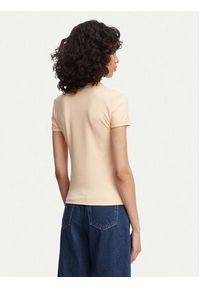 Lacoste T-Shirt TF5289 Pomarańczowy jasny Regular Fit. Kolor: pomarańczowy. Materiał: bawełna #2