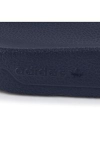 Adidas - adidas Klapki Adilette Lite Slides FU8299 Granatowy. Kolor: niebieski. Materiał: skóra