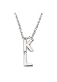 Karl Lagerfeld - KARL LAGERFELD Naszyjnik 225W3929 Srebrny. Materiał: srebrne. Kolor: srebrny