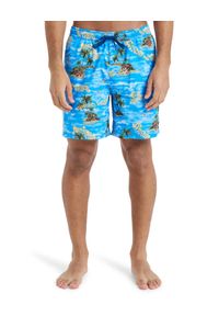Quiksilver - Szorty kąpielowe dla Mężczyzn EVERYDAY STRAIGHT VOLLEY 17" Niebieski. Kolor: niebieski. Materiał: poliester, materiał. Styl: sportowy