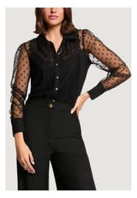 Morgan De Toi Sweter 261-TMUSIC Czarny Classic Fit. Kolor: czarny #1