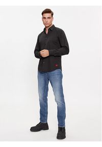 Hugo Koszula Ermo 50500216 Czarny Slim Fit. Kolor: czarny. Materiał: bawełna #2