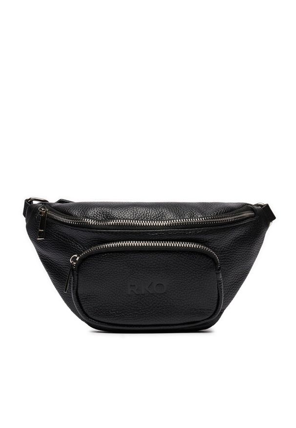 Saszetka nerka Ryłko. Kolor: czarny