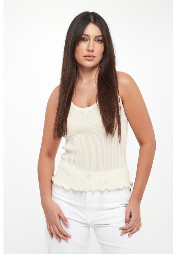 Pinko - Top damski prążkowany Mulinello PINKO. Materiał: prążkowany