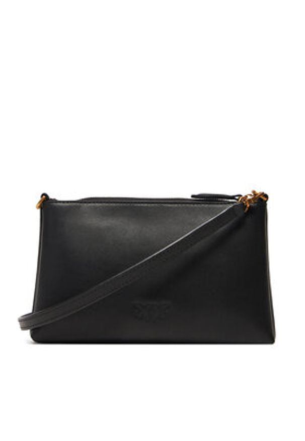 PINKO Torba Borsa donna flat Pinko Czarny. Kolor: czarny. Materiał: skórzane