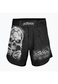 OCTAGON - Spodenki treningowe męskie Octagon Oldskull Fans MMA. Kolor: czarny