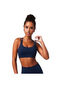 FABLETICS - Biustonosz dla kobiet Fabletics Principal Low Impact. Kolor: niebieski. Sport: fitness #1