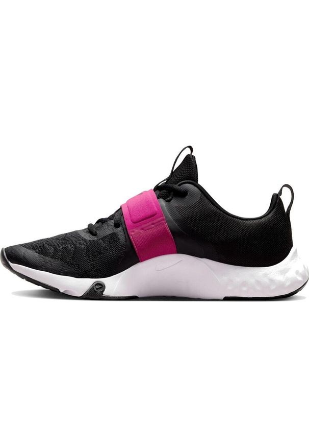 Buty treningowe damskie Nike Renew Inseason TR 12. Zapięcie: sznurówki. Kolor: czarny. Materiał: guma, syntetyk, tkanina, materiał. Szerokość cholewki: normalna