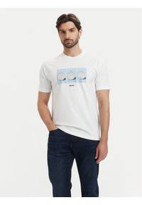 BOSS T-Shirt Ts Terrace Photo 50559353 Biały Relaxed Fit. Kolor: biały. Materiał: bawełna #1