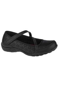 skechers - Buty sportowe dla dziewczynki, Skechers Breathe Easy Playground Popp. Kolor: czarny