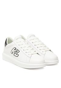 Karl Lagerfeld - KARL LAGERFELD Sneakersy KL52535A Biały. Kolor: biały. Materiał: skóra #4