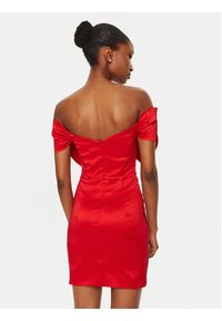 BARDOT - Bardot Sukienka koktajlowa 54327DB2 Czerwony Slim Fit. Kolor: czerwony. Materiał: syntetyk. Styl: wizytowy #2