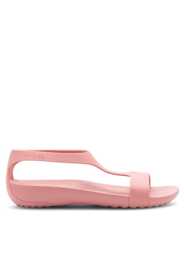 Crocs Sandały SERENA SANDAL 205469-682 Różowy. Kolor: różowy. Materiał: guma