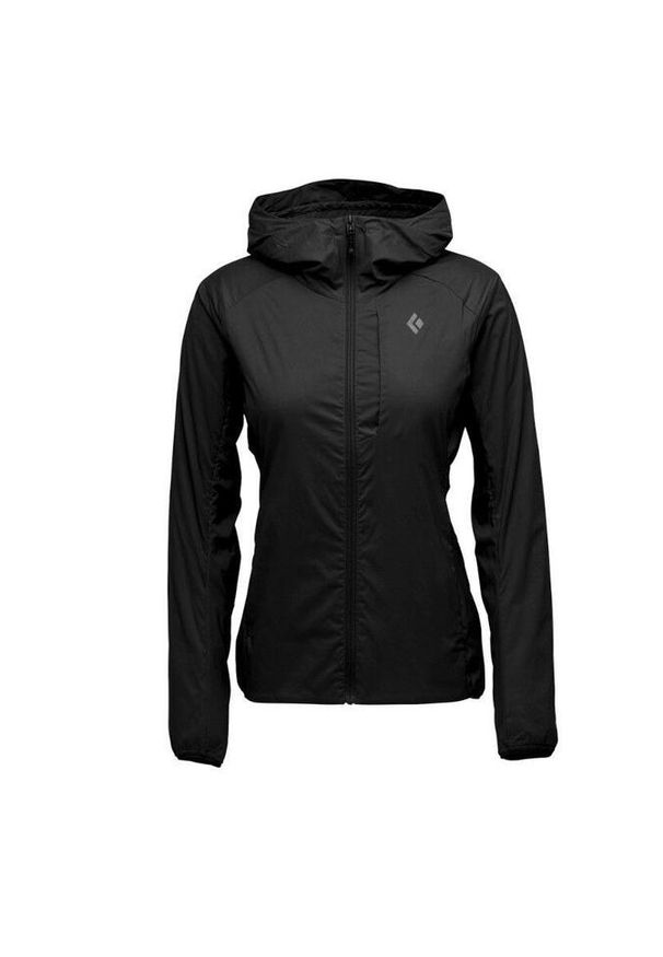 Kurtka softshell męska Black Diamond Alpine Start Hoody. Kolor: czarny. Materiał: softshell