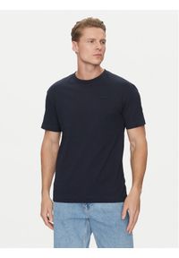 Calvin Klein T-Shirt K10K112749 Granatowy Comfort Fit. Kolor: niebieski. Materiał: bawełna