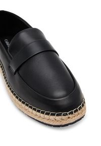 Calvin Klein Espadryle Espadrille W/Ck Hw - Lth HW0HW02390 Czarny. Kolor: czarny. Materiał: skóra #5