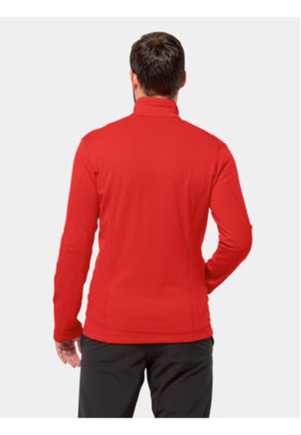 Jack Wolfskin Bluza techniczna Kolbenberg Fz 1710521 Czerwony Regular Fit. Kolor: czerwony. Materiał: syntetyk