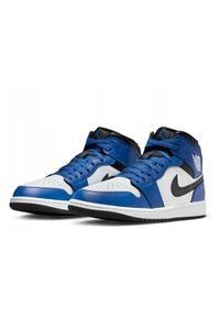 Buty Sportowe Męskie Nike Air Jordan 1 Mid. Okazja: na co dzień. Kolor: wielokolorowy. Materiał: guma, skóra. Sport: bieganie