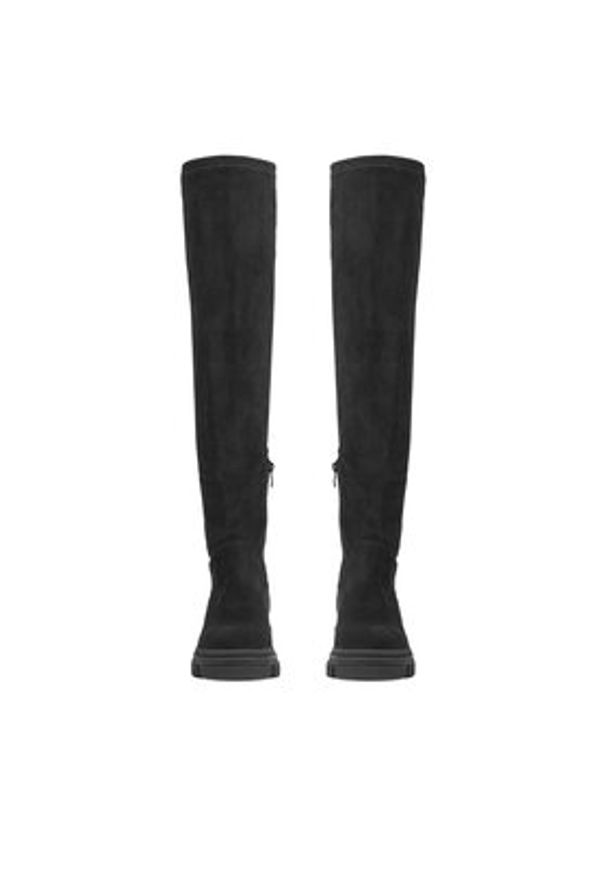 DeeZee Muszkieterki WS0902-01 Czarny. Kolor: czarny. Materiał: materiał