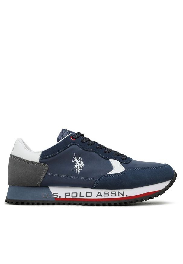 Sneakersy U.S. Polo Assn.. Kolor: niebieski