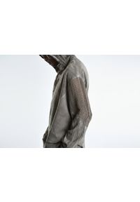 La Haine Inside Us Bluza | 3B M1271 | Mężczyzna | Brązowy. Typ kołnierza: kaptur. Kolor: brązowy. Materiał: wiskoza, len. Styl: elegancki #6