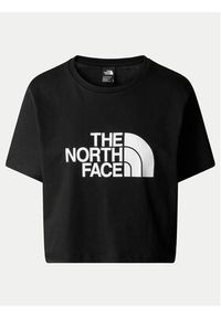 The North Face T-Shirt Easy NF0A87NA Czarny Relaxed Fit. Kolor: czarny. Materiał: bawełna