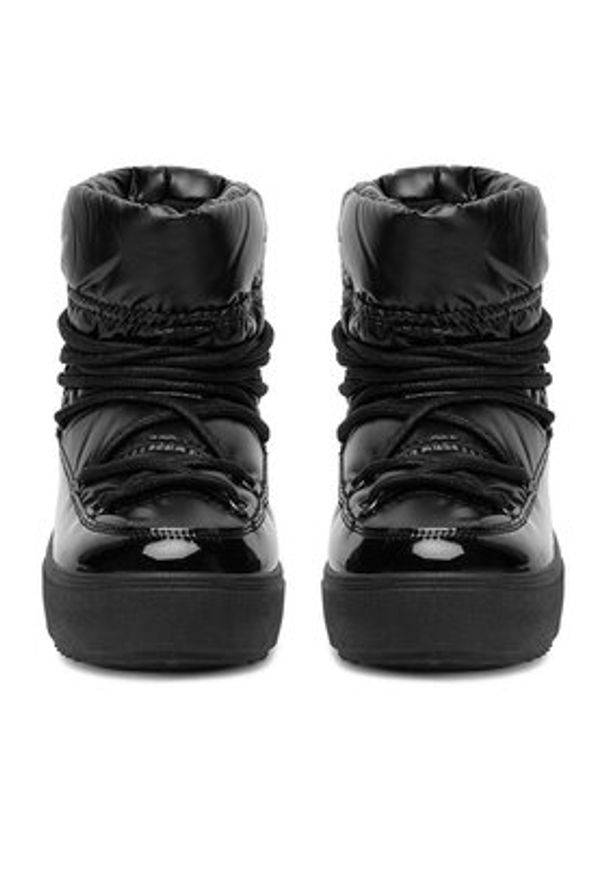 DeeZee Śniegowce HY221202 Czarny. Kolor: czarny. Materiał: materiał, syntetyk