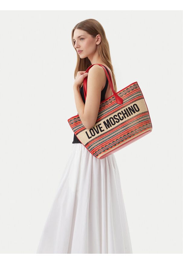 Love Moschino - LOVE MOSCHINO Torebka JC4348PP0OKN350A Kolorowy. Wzór: kolorowy