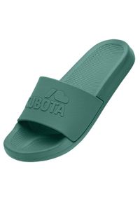 Kubota Klapki Basenowe Basic Plain. Kolor: zielony. Styl: sportowy. Sport: pływanie